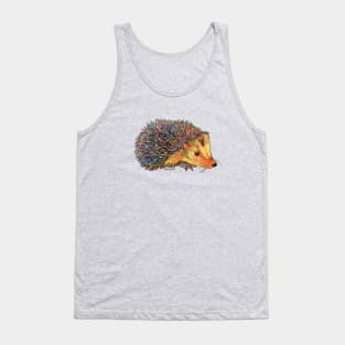 Rainbow Hedgehog-purple Tank Top